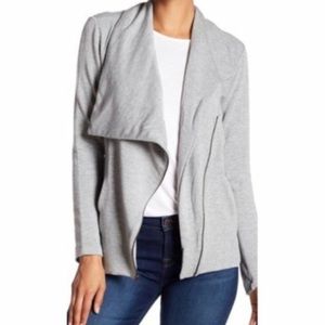 Anthropologie Bordeaux Asymmetrical Zip Up